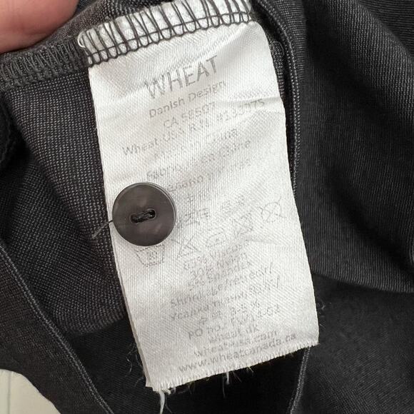 Wheat Charcoal Gray Ruffle Dress - Picture 8 of 8